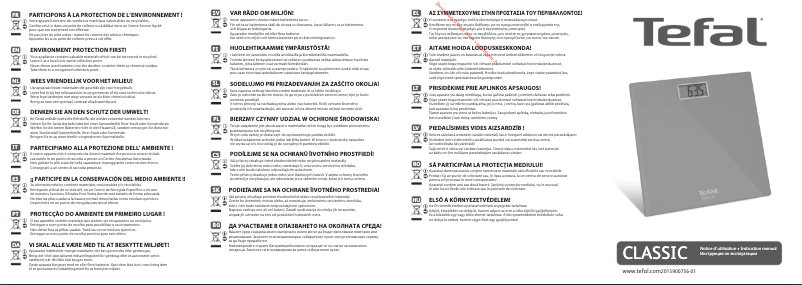 Imagen de la primera página del manual del dispositivo Classic PP1140