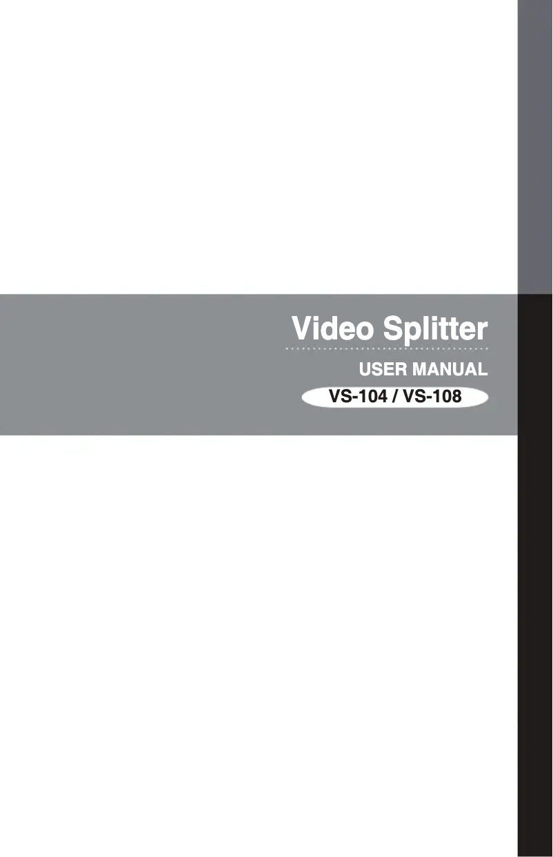 Página nº 1 - Manual de usuario ATen VS104