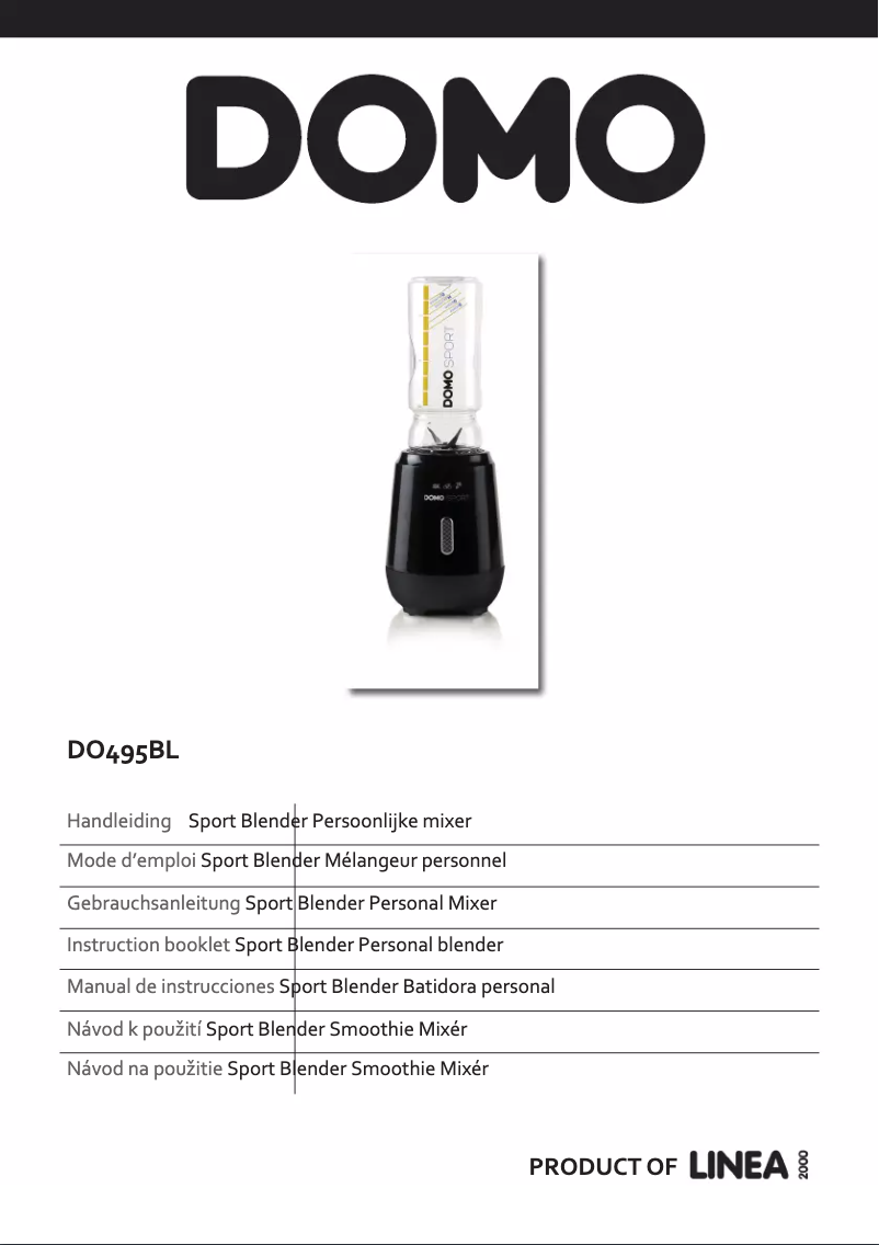 Imagen de la primera página del manual del dispositivo DO495BL