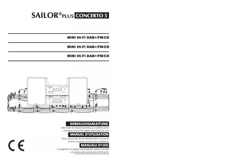 Imagen de la primera página del manual del dispositivo Concerto 5