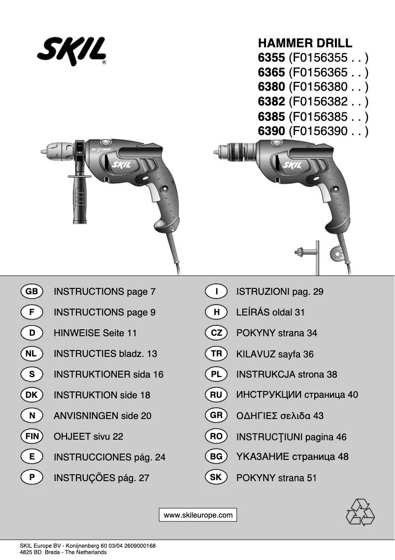 Imagen de la primera página del manual del dispositivo 6380