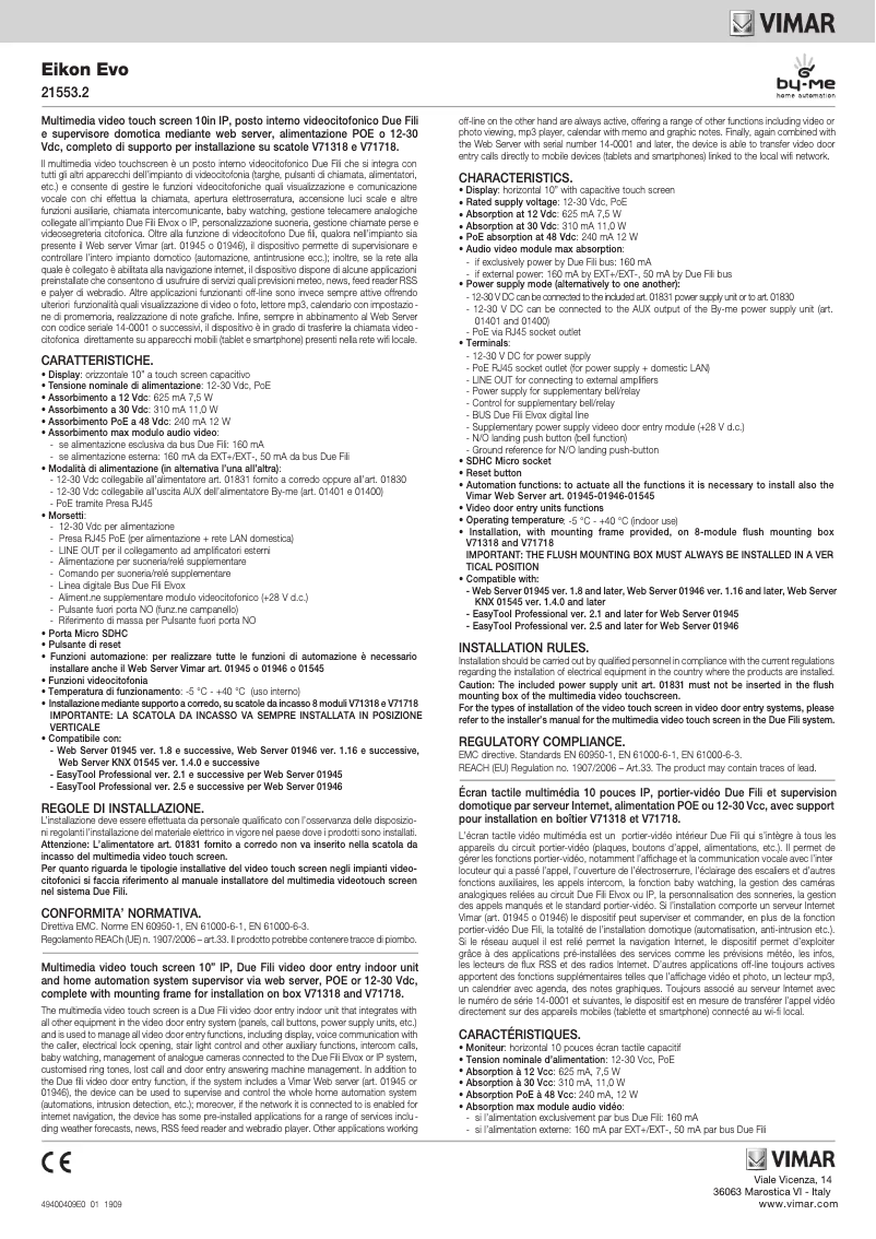 Imagen de la primera página del manual del dispositivo R21553.2