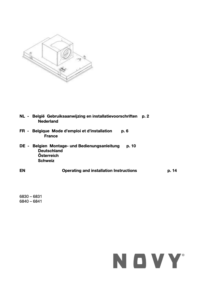 Imagen de la primera página del manual del dispositivo Pure'Line D6831