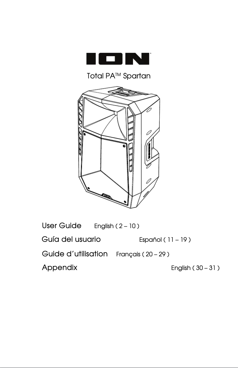 Imagen de la primera página del manual del dispositivo Total PA Spartan