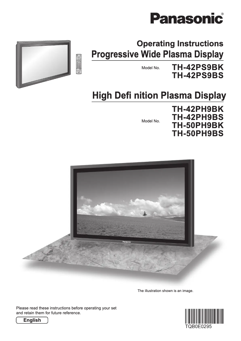 Página nº 1 - Manual de usuario Panasonic Viera TH-50PH9BS