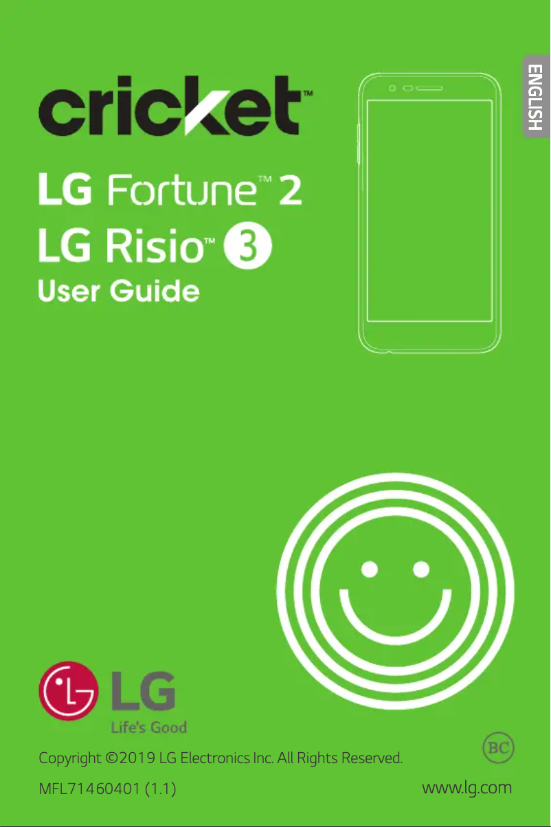 Página 1 del manual Manual de usuario LG Fortune 2