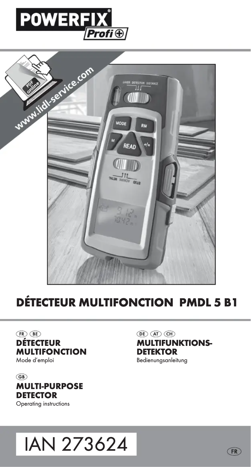 Imagen de la primera página del manual del dispositivo IAN 273624