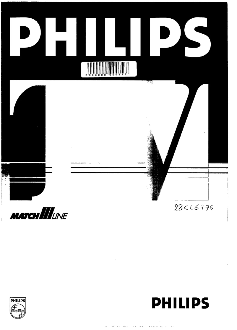 Imagen de la primera página del manual del dispositivo Matchline 28CL6776