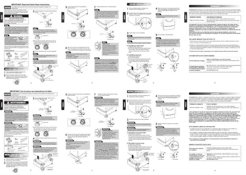 Página 1 del manual Manual de usuario LG WDP5B