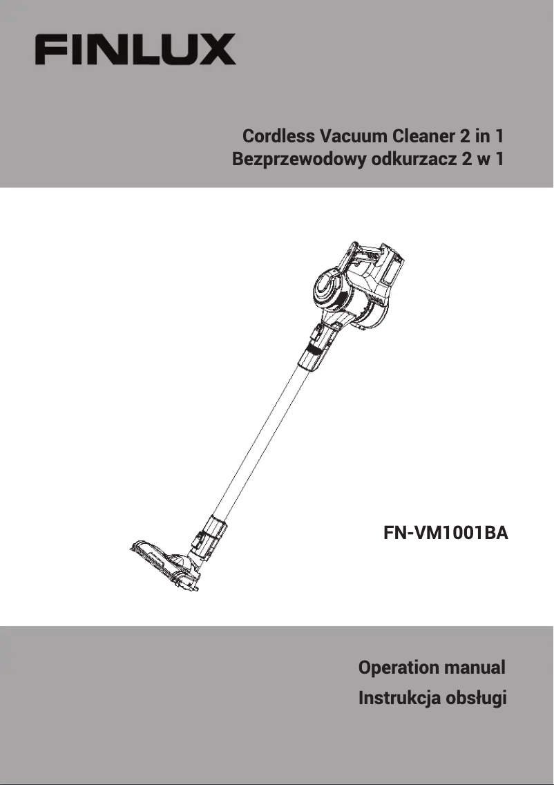 Página nº 1 - Manual de usuario Finlux FN-VM1001BA