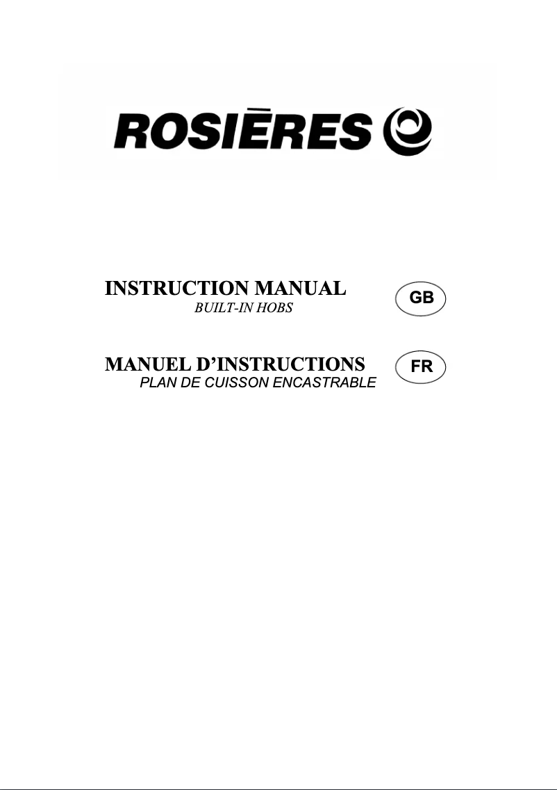 Imagen de la primera página del manual del dispositivo GTS 96 IN