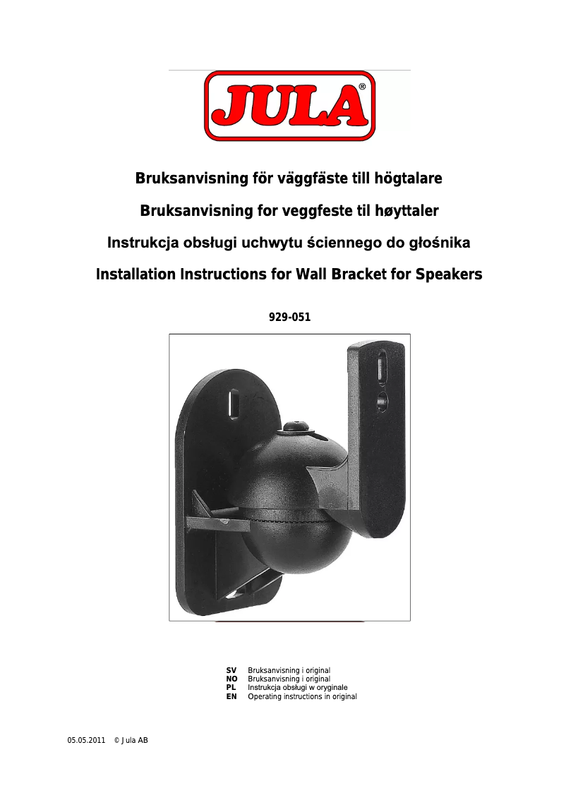 Página nº 1 - Manual de usuario Marquant 929-051