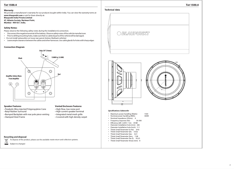 Imagen de la primera página del manual del dispositivo Txt 1500.4