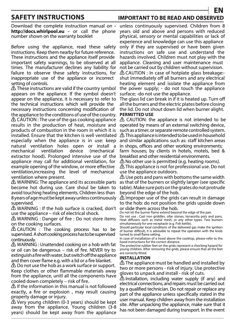 Imagen de la primera página del manual del dispositivo GMW 7522/IXL