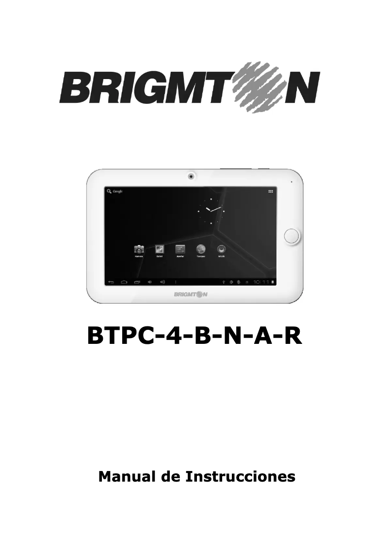 Página 1 del manual Manual de usuario Brigmton BTPC-4-B