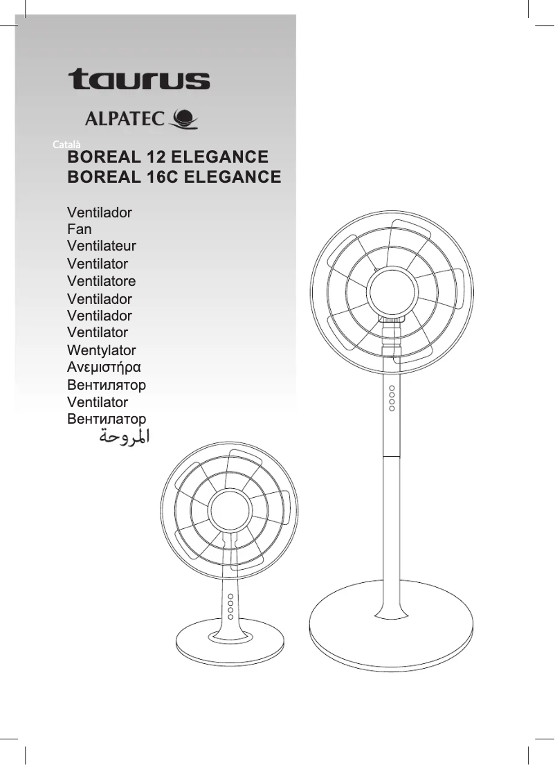 Página 1 del manual Manual de usuario Taurus Boreal 16C Elegance