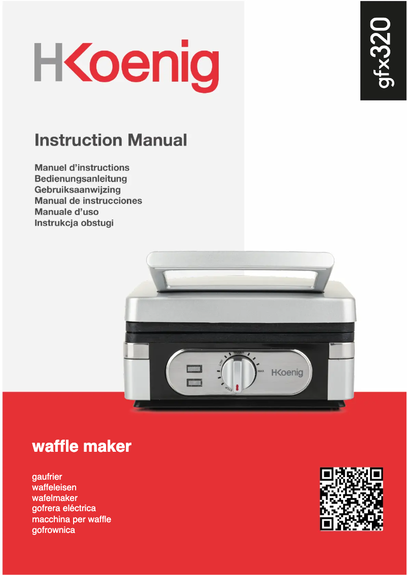 Imagen de la primera página del manual del dispositivo GFX320