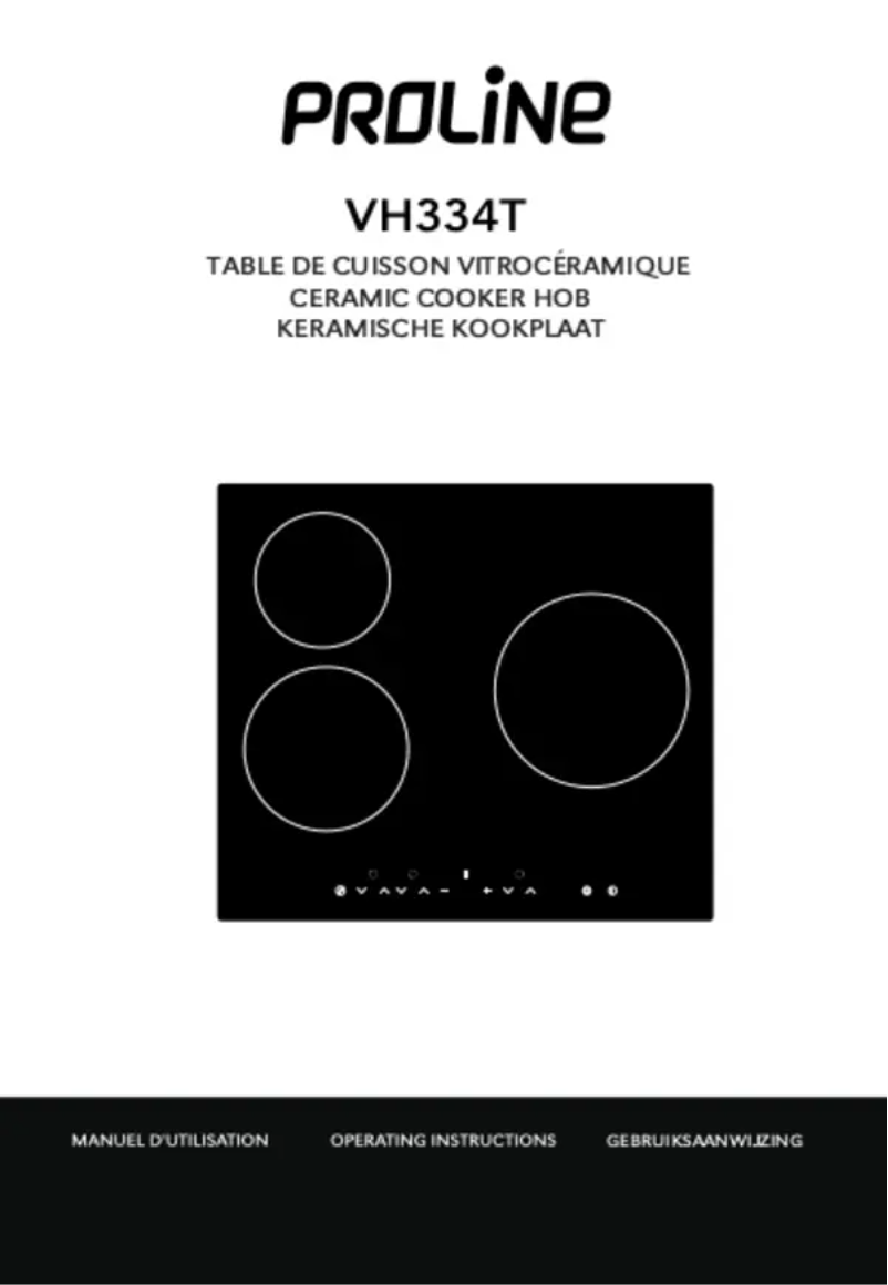 Imagen de la primera página del manual del dispositivo VH334T