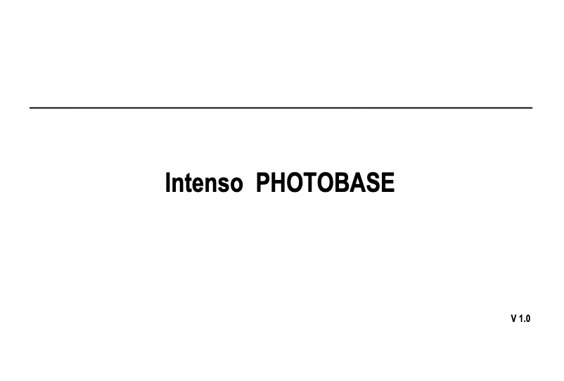 Imagen de la primera página del manual del dispositivo Photo Base