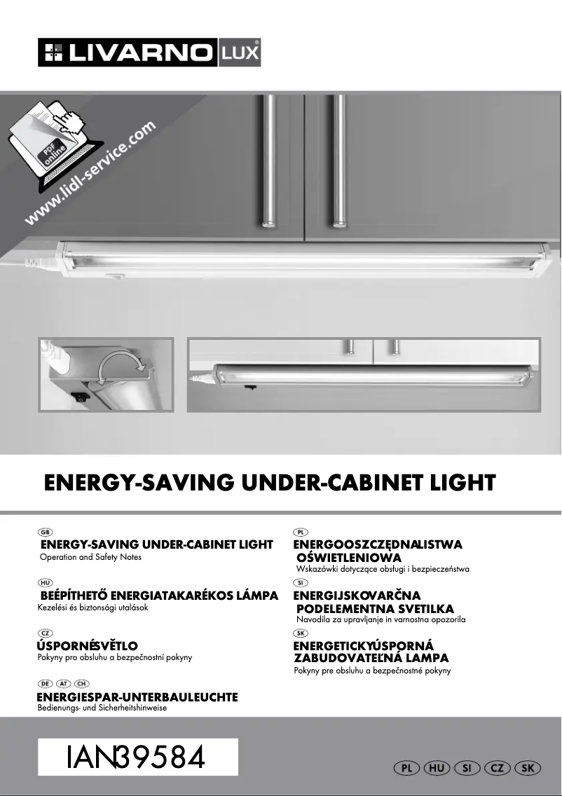 Imagen de la primera página del manual del dispositivo IAN 39584