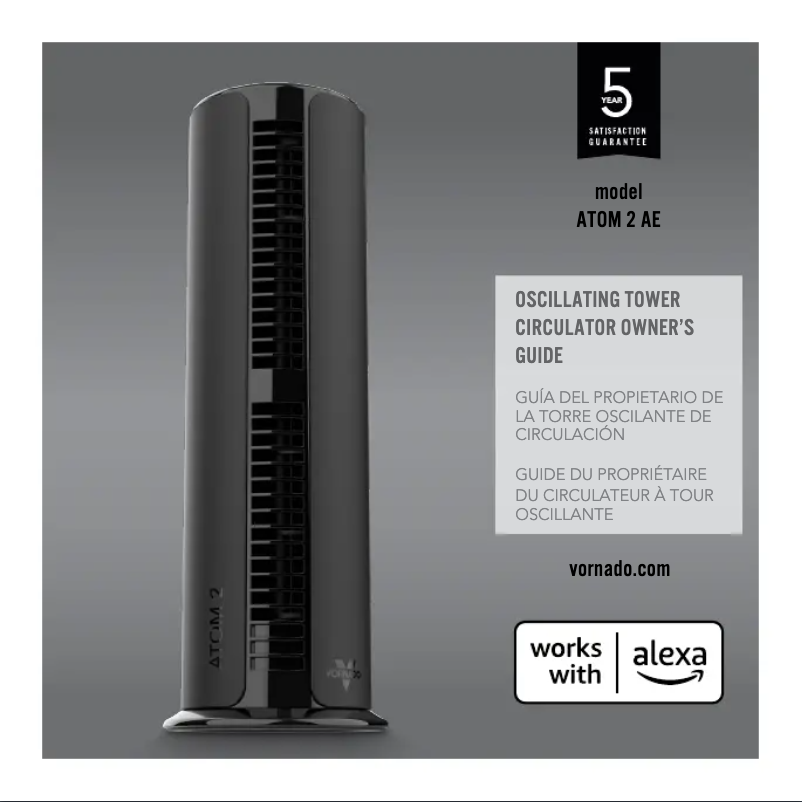 Imagen de la primera página del manual del dispositivo ATOM 2 AE