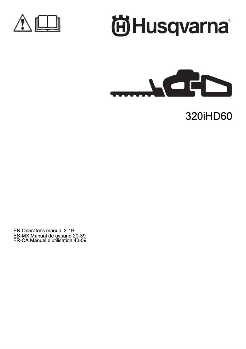 Imagen de la primera página del manual del dispositivo 320iHD60