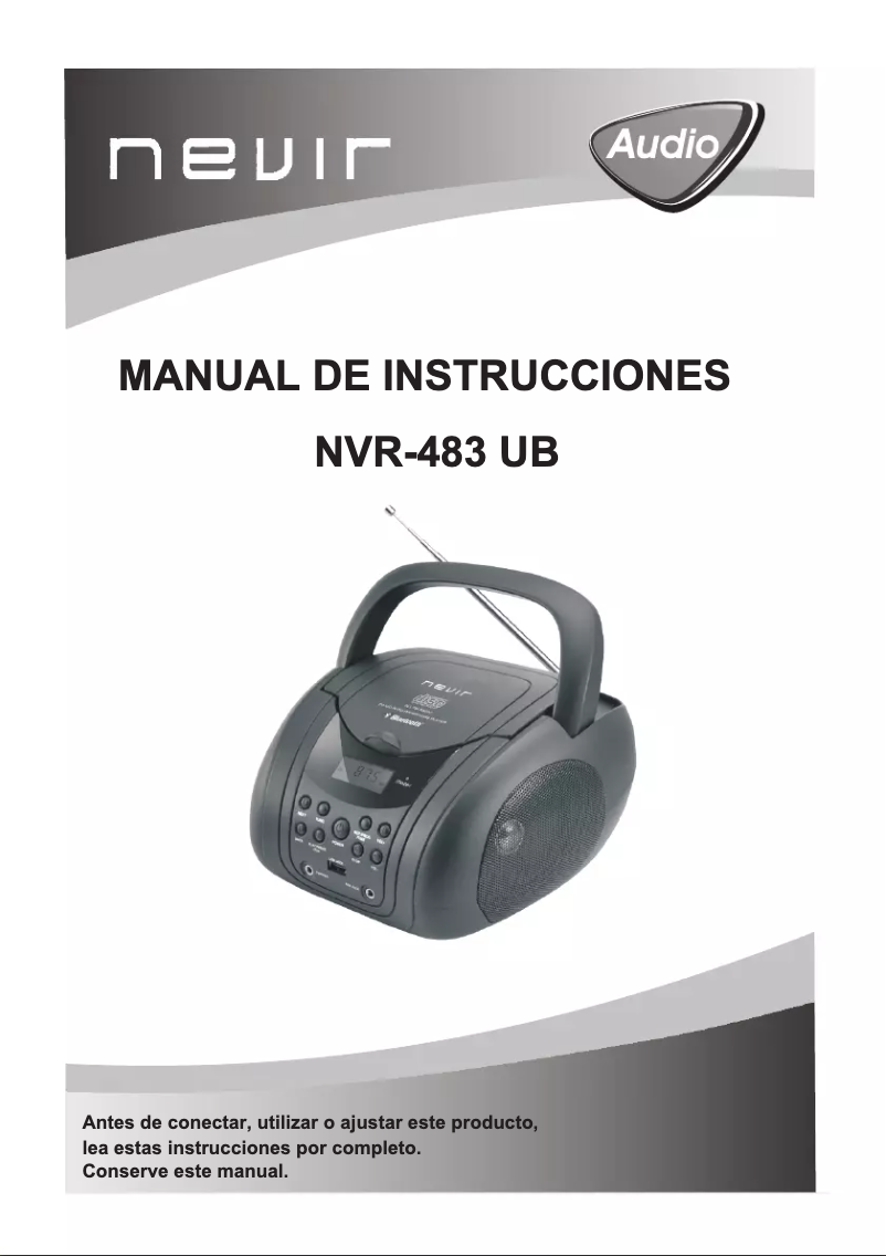 Página nº 1 - Manual de usuario Nevir NVR-483 UB
