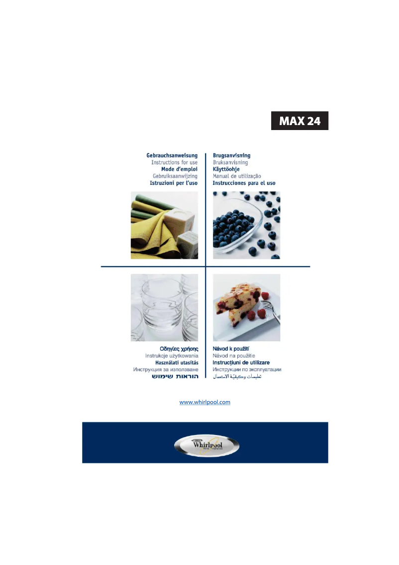 Página 1 del manual Manual de usuario Whirlpool MAX 24