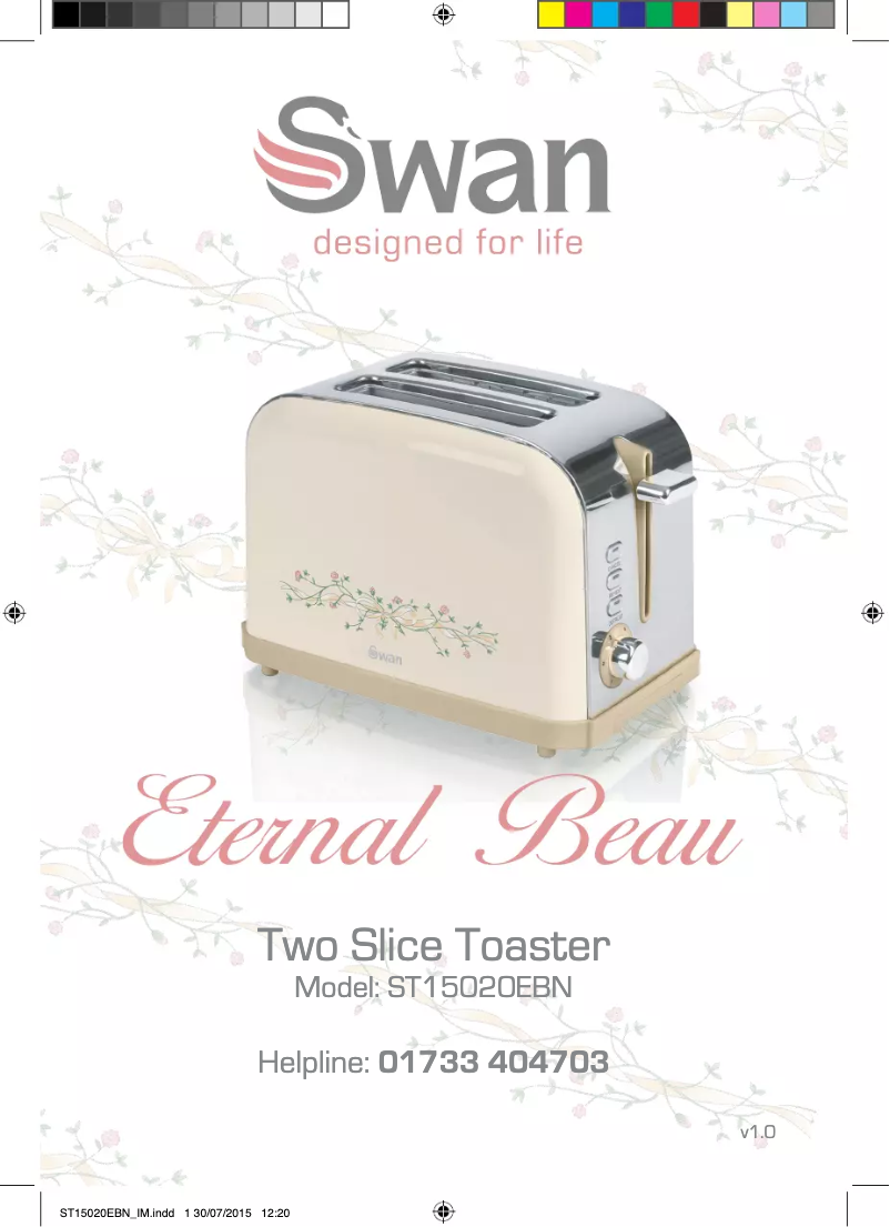 Imagen de la primera página del manual del dispositivo ST15020EBN