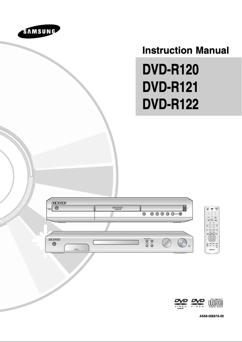 Imagen de la primera página del manual del dispositivo DVD-R120