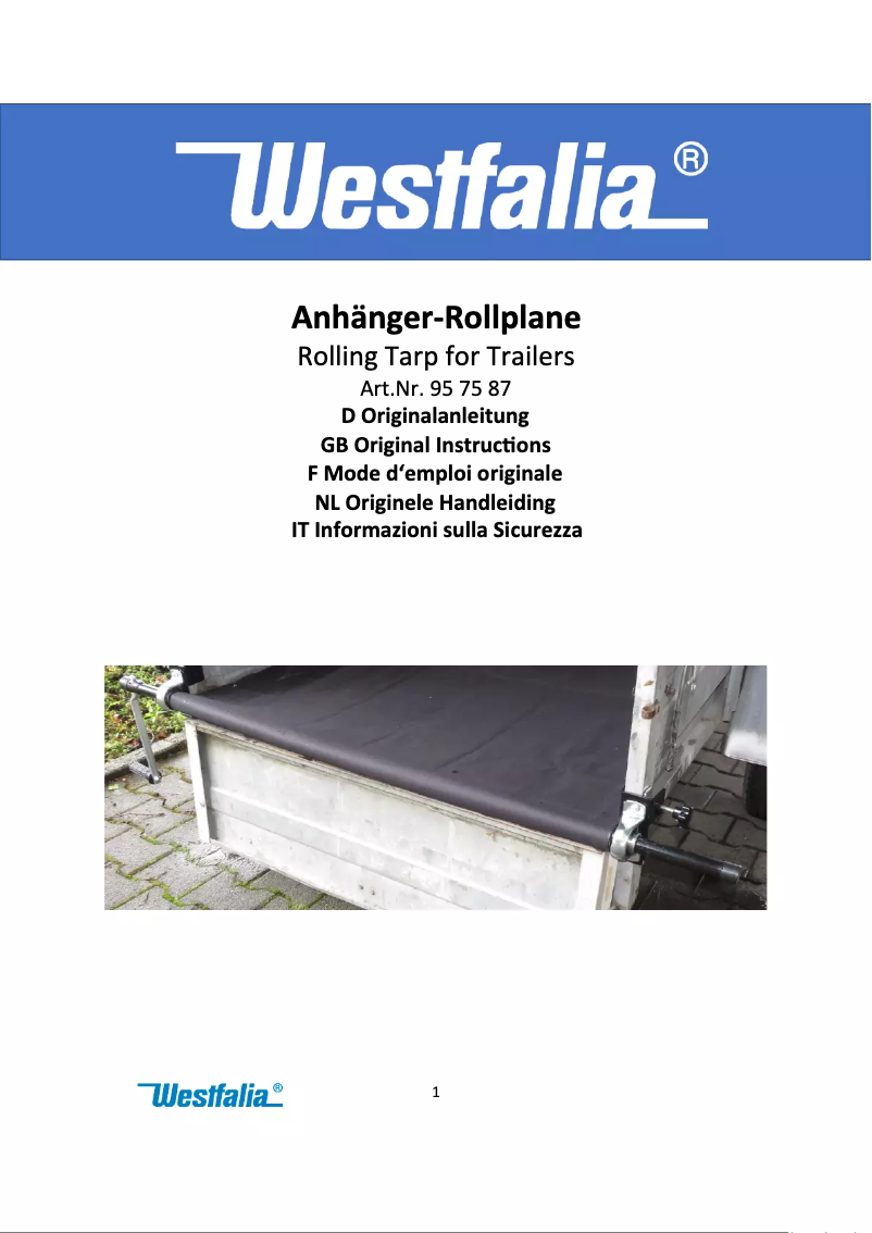 Imagen de la primera página del manual del dispositivo 957587