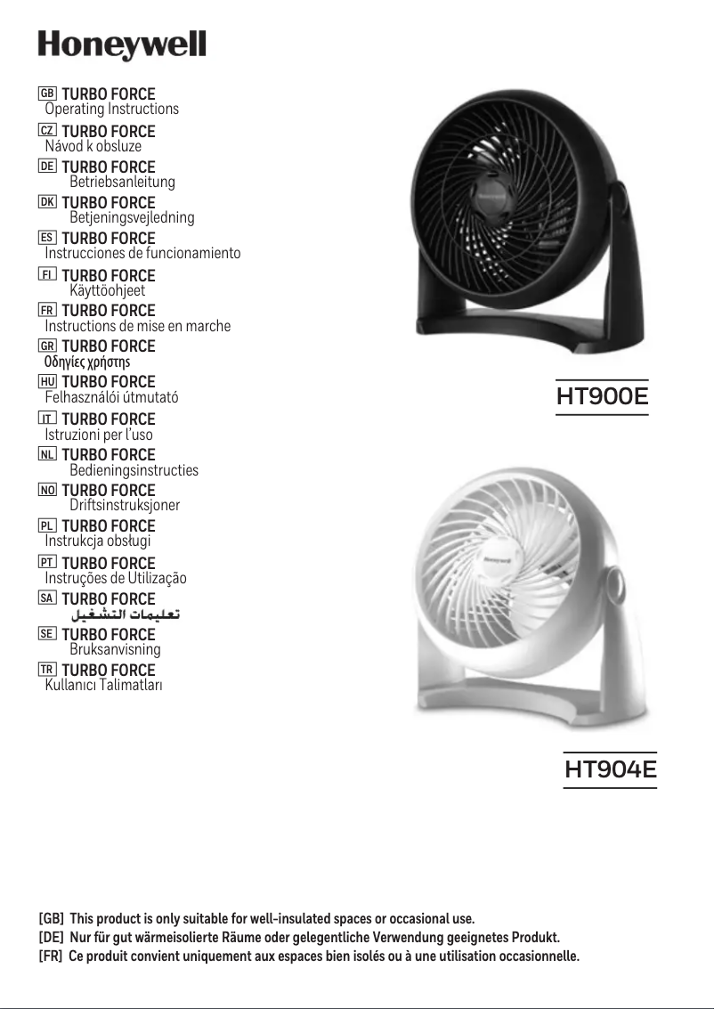 Imagen de la primera página del manual del dispositivo HT900E