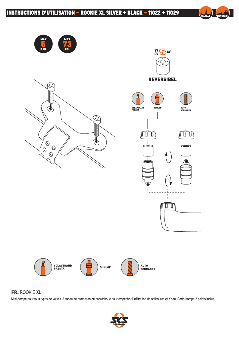 Imagen de la primera página del manual del dispositivo Rookie XL