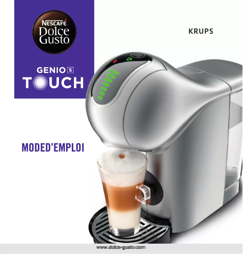 Página 1 del manual Manual de usuario Krups Nescafé Dolce Gusto Genio S Touch