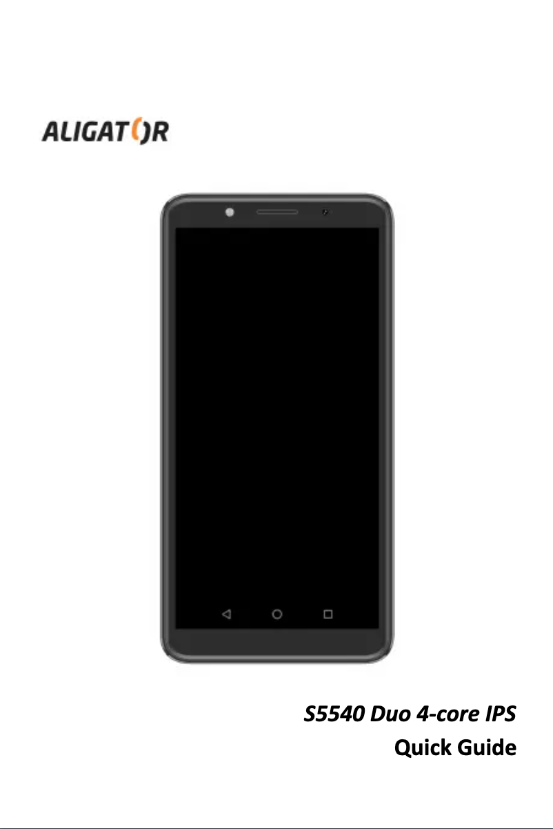 Imagen de la primera página del manual del dispositivo S5540