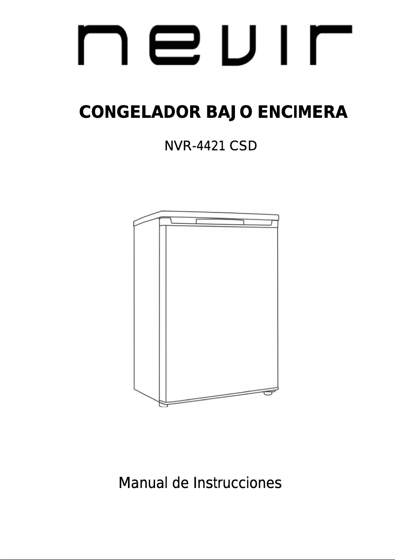 Imagen de la primera página del manual del dispositivo NVR-4421 CSD