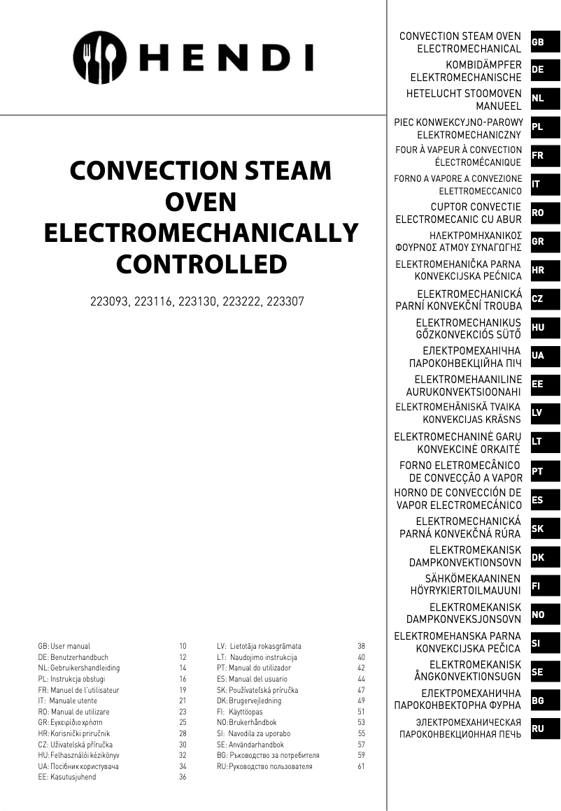 Imagen de la primera página del manual del dispositivo 223093