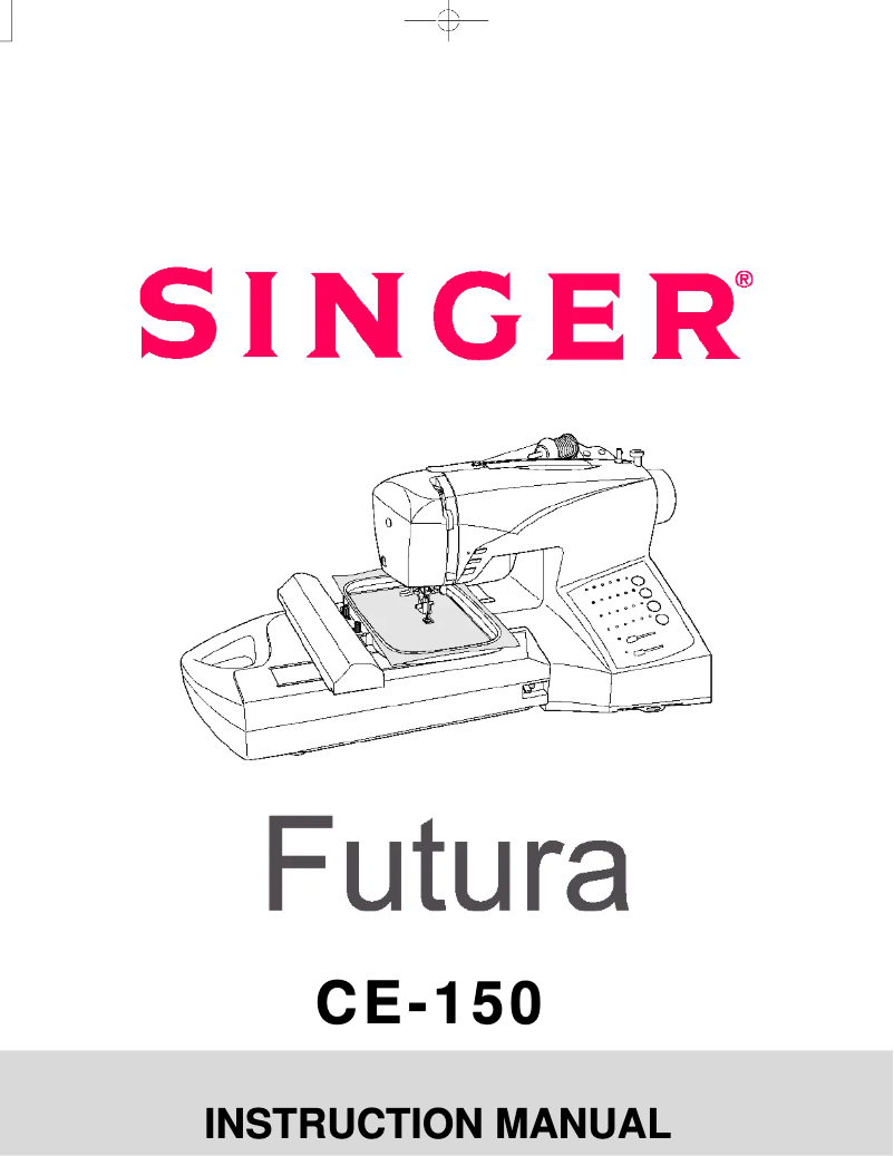 Página 1 del manual Manual de usuario Singer Futura CE-150 