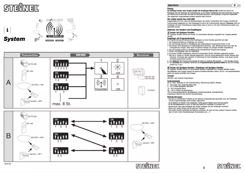 Página 1 del manual Manual de usuario Steinel ST 705114