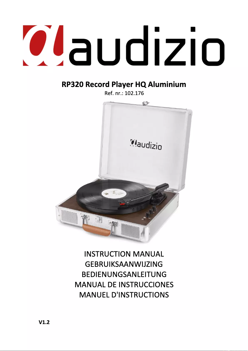 Imagen de la primera página del manual del dispositivo RP320