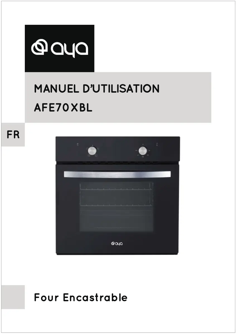 Página 1 del manual Manual de usuario AYA AFE70XBL