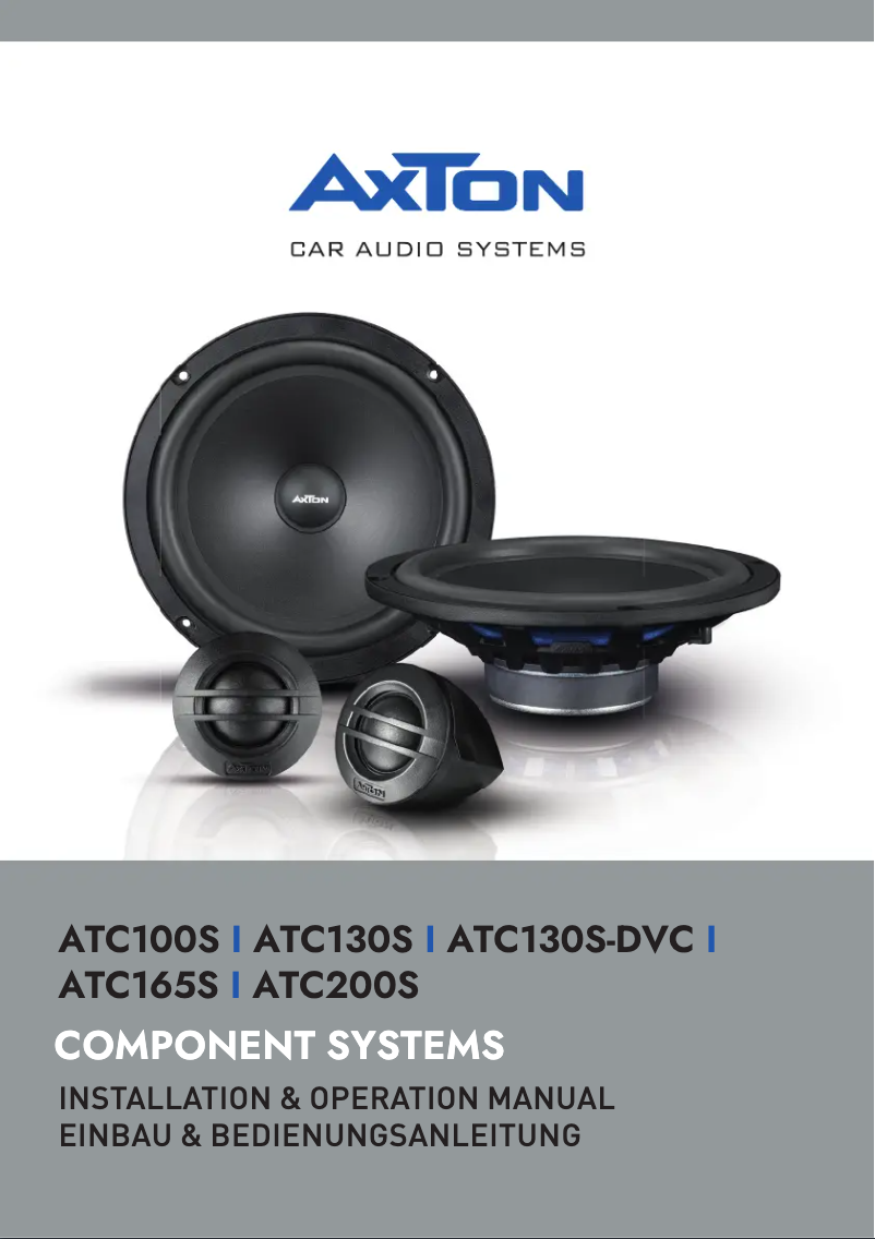 Imagen de la primera página del manual del dispositivo ATC165S