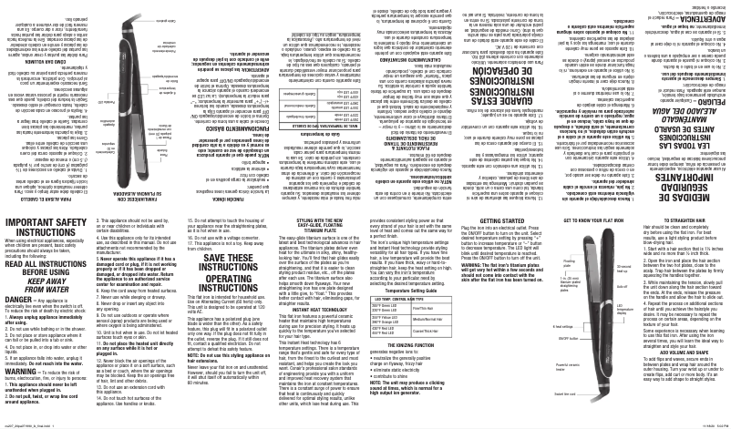 Imagen de la primera página del manual del dispositivo InfinitiPRO CS207NN