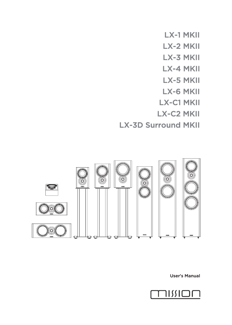 Página 1 del manual Manual de usuario Mission LX-4 MKII