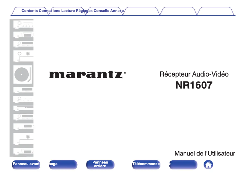 Página 1 del manual Manual de usuario Marantz NR1607