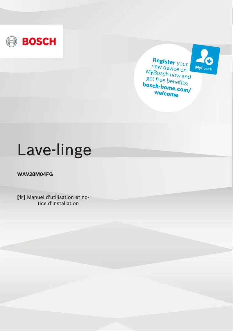 Imagen de la primera página del manual del dispositivo WAV28M04FG