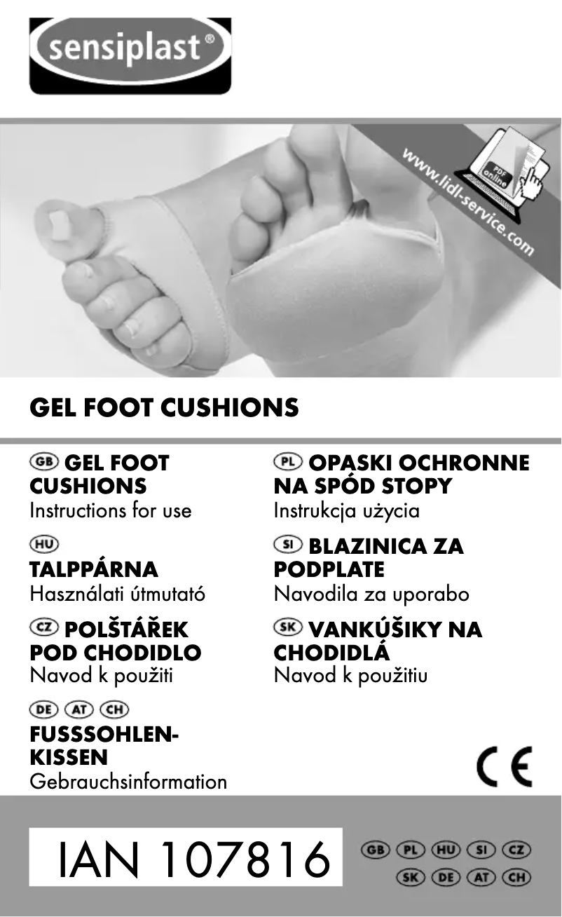 Imagen de la primera página del manual del dispositivo IAN 64472