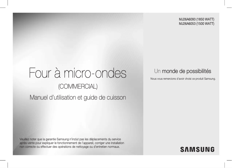 Página 1 del manual Manual de usuario Bartscher MJ26A6093