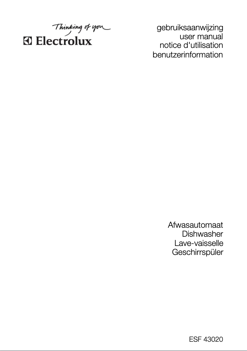 Imagen de la primera página del manual del dispositivo ESF 43020