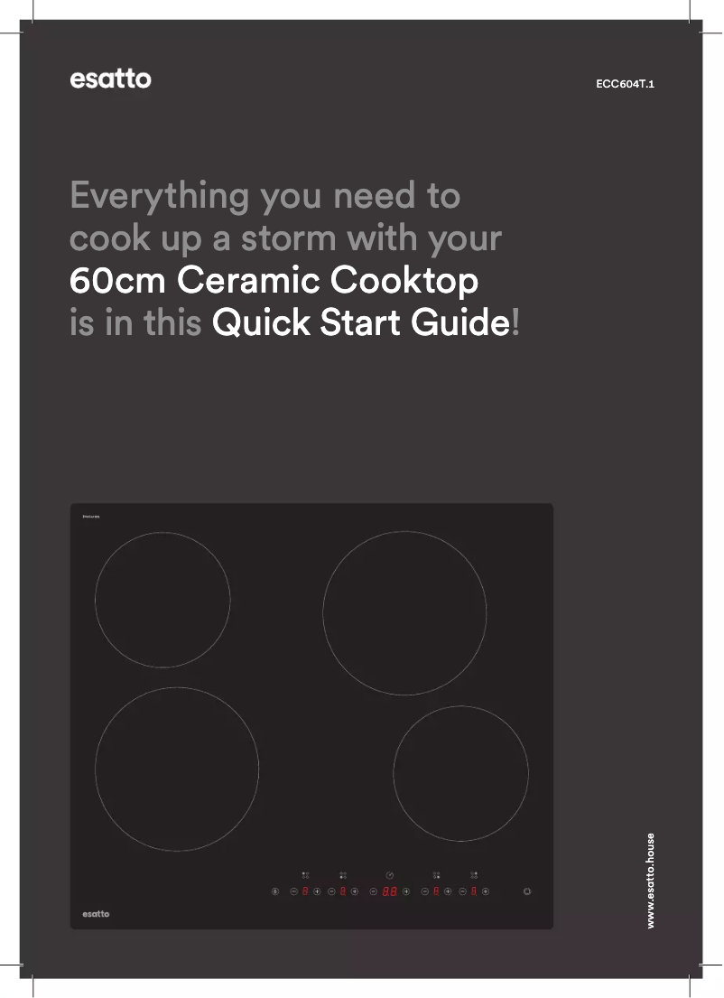 Página 1 del manual Guía de inicio rápido Esatto ECC604T.1